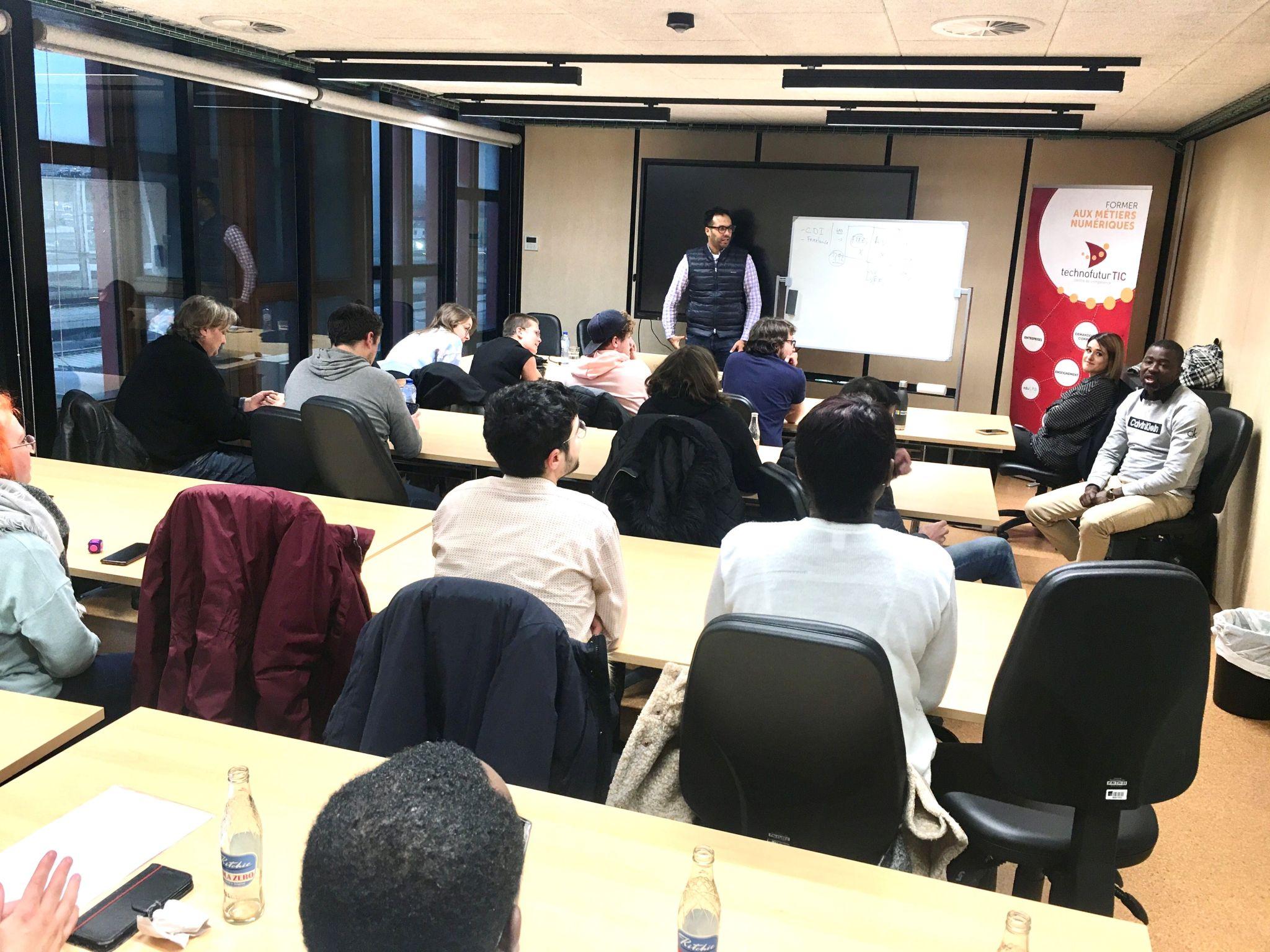 Workshops with Technofutur and Becode learners