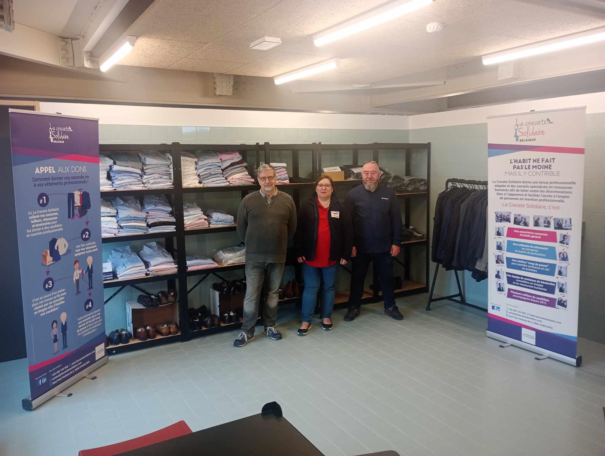 The volunteers at our Charleroi office